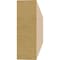 Ekena Millwork 2in. W x 6in. H x 20in. L Block Woodgrain TimberThane Rafter Tail, Primed Tan RFTUR02X06X20BLKRCPR - alternate 2